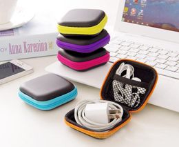 Headphones Earphone Cable Storage Hard Box Case Pouch Bag SD Card Hold Box Whole3460728