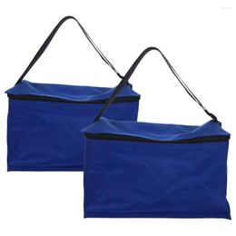 Dinnerware 2 Pcs Insulation Bags Lunch Tote Carrying Hand Storage Picnic Basket Cooler Coolers For Travel Insulated Portable