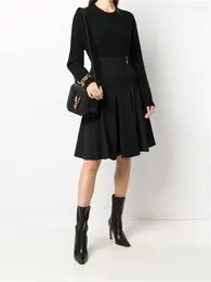 Skirts 2024 Fashion Summer Women's Half Skirt Double Head Zipper Silk Y2k Clothing Sales Bra