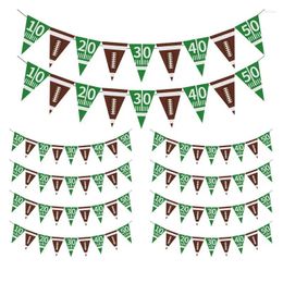 Disposable Dinnerware Football Party Table Decorations Birthday Paper Plates Napkins Cups Tablecloth Banner For