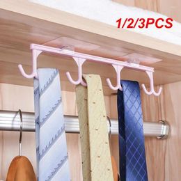 Kitchen Storage 1/2/3PCS Utensils Holder Strong Adhesive Hook Under Cabinet Hanger Coffee Cups Racks For Hanging Tableware Mug Scarf