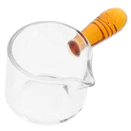 Wine Glasses Glass Water Jug Ice Cream Creamer Container Espresso Measuring Dispenser Household Milk
