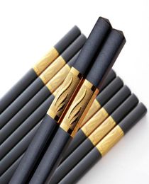 Melamine Chopsticks Reusable Luxury Chopstick Set A Wooden Replacement Made With NonToxic Dishwasher Safe Melamine 27cm Black 10 8475432