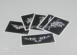 Stencil Paper 100 pcslot Tattoo Stencils For Body Art Painting Tattoo Pictures Waterproof Mix Designs 026275110