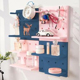 Hooks Non Perforated Storage Rack Kitchen Bathroom Toilet Wall Finishing Hook Bedroom Household Hanging Hole Board