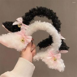 Party Supplies Plush Sheep Ears Headband Cute Handmade Simulation Headwear Fancy Props Hairband Costume