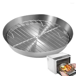 Double Boilers Thicken Grill Baking Pan Safe Dishwasher Steaming Tray Stainless Steel Rack Cookware For Camping Cooking