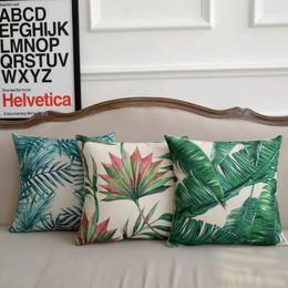 Pillow Tropical Plant Flamingo Printed S Decorative Pillows American Christmas Pillowcase Home Decor Sofa Throw 45