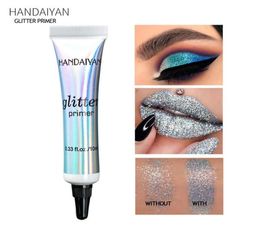 New HANDAIYAN Glitter Primer Sequined Eye Makeup Cream Waterproof Sequin Eyeshadow Glue Korean Cosmetics Cream Concealer Base6305103