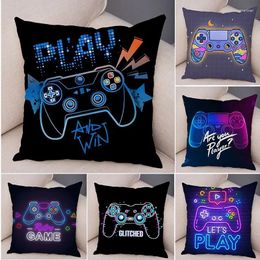 Pillow 40/45/50/60cm Gamers Home Gaming El Decorative Pillowcase Video Game Party Cover Color Keyboard