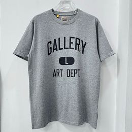 Black Grey T Shirt Men Women Letters Print Tee Top Casual T-Shirt