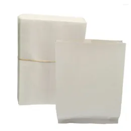 Gift Wrap 100 Pcs/set Paper Snack Bags Grease Resistant Wax Bag Food Packing Pouch Cookie Wrappers Fries Oil Glassine
