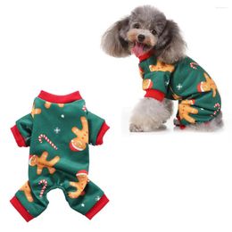 Dog Apparel Christmas Pet Pajamas Jumpsuit Gift Clothing T-Shirt Clothes
