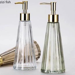 Liquid Soap Dispenser Simple Solid Colour Glass Lotion Bottle Transparent Umbrella Hand Shampoo Shower Gel Bottles