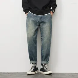 Men's Jeans Spring And Autumn Jean Trend Loose Casual Straight Leg Long Pants Denim Hombre Men Clothing Baggy Cargo
