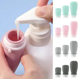 Storage Bottles Travel Refillable Bottle Soft Silicone Lotion Shampoo Shower Gel Squeeze Tube Portable Empty Liquid Cosmetic Containers