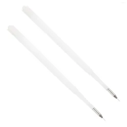 Storage Bottles 2 Pcs Foil Exhaust Pen Retractable Air Release Refills Style For Car Film White Craft Bubble Removal Pin