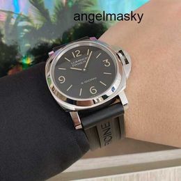 Modern Wrist Watch Panerai Mens Chronograph Luminor Series 44mm Diameter Eight Day Power Storage Manual Mechanical Brand Watch PAM00914