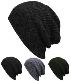 2021 Fashion Design Unisex Baby Knit Baggy Beanie Winter Autumn Hat Outdoor Skiing Sport Slouchy Chic Knitted Cap2406669