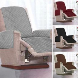 Chair Covers Recliner Sofa Cover Pet Couch Furniture Protector Polyester Fibre Anti Slip Side Pocket Armchair Washable Mat