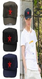 Berets Classic Men Military Caps Men39s Women39s Fitted Baseball Adjustable Army Red Star Sun Hats Outdoor Casual Sports6875164