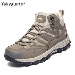 Women Men Hiking Shoes Outdoor Trekking Sports Climbing Camping Boots Nonslip Waterproof Walking Jogging Trainers Sneakers 240419