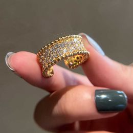 Eyecatching design Trend rings designed for men and women Fashion light luxury style ring trend girls with common vanly