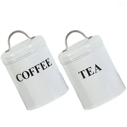 Storage Bottles Tea Canister Bags Coffee Airtight Containers Bar Jar Canisters Kitchen Counter