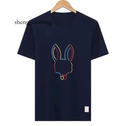 Psychol Bunny Summer Casual T Shirt Mens Womens Skeleton Rabbit 2024 New Design Multi Style Men Shirt Fashion Physcho Bunny Shirt Couple Short Sleeve Size M-3xl 4989