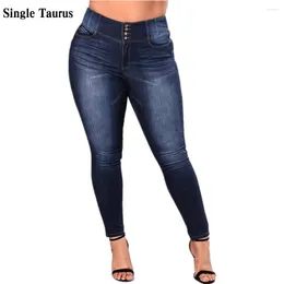 Women's Jeans Large Size Women 2024 High Waist Vintage Ladies Trousers Casual Streetwear Blue Skinny Slim Fit Denim Pants Bottoms Womens