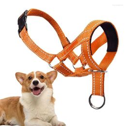 Dog Collars Dogs Mouth Leashes Padded Adjustable Puppy Head Harness Over Training Accessories For Home Pet And Puppies