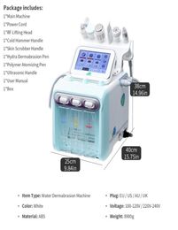 Water Oxygen Hydra Facial Machine Hydro Microdermabrasion Skin Care Rejuvenation Spa Hydrafacial Wrinkle Removal Treatment Salon C1246859