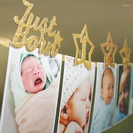 Party Decoration Birthday Baby One Year 12 Months Po Banner Boy Girl 1 Decor Garlands First