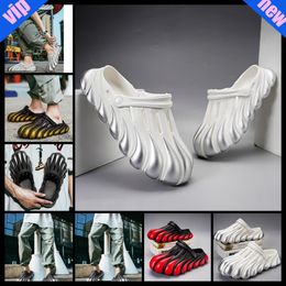 Painted Five Claw Golden Dragon EVA Hole Shoes Thick Sole Summer COOL SUMMER non-slip male fashion eva cool red black 2024 sliver yellow eur 40-45 male boy fashion trend