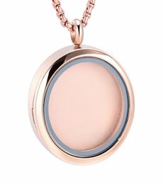 IJD7765 Glass Cremation Jewelry For Ashes Of Loved One Engravable Stainless Steel Keepskae Memorial Urn Pendant For Women Men Neck4222544