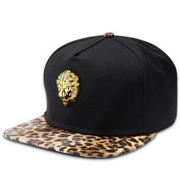 Brand Fashion Snapback Caps Lion Head Baseball Hats for Couple Sports Hip Hop Rap DJ Ball Cap for Men Women Gift6141353