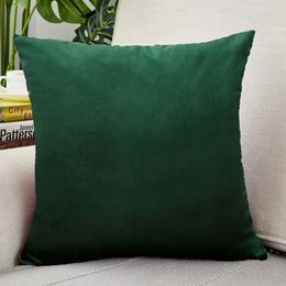 Pillow Cover Green Super Soft Throw Covers Velvet Luxury Sofa Decorative 45 45cmLiving Room Home Decor Modern