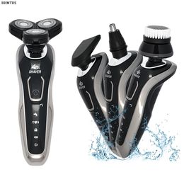 High Quality Electric Shaver Waterproof Fast Charging Mens Shaver Rechargeable Electric Razor Beard Trimmer Shaving Machine 240508