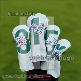 Fashion Master Design Golf Club #1 #3 #5 Wood Luxury High Quality Headcovers Driver Fairway Woods Cover PU Leather Head Covers 298