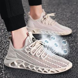 Casual Shoes Men's Nice Summer Breathable Thin Section Korean Mesh Sports Man