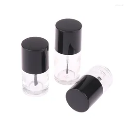 Storage Bottles 5/10/15ML Empty Nail Polish Bottle Cosmetic Container Glass With Brush Transparent A Lid