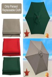 227 Parasol Replaceable Cloth without Stand Outdoor Garden Patio Banana Umbrella Cover Waterproof Sunshade Canopy 2206063188275