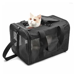 Cat Carriers Portable Airline Approved Soft Sided Dog Shoulder Carrying Bag Small Pet Carrier Folding Tote