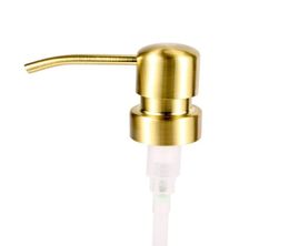 28400 whole Soap Dispenser Gold Brass Rust Proof 304 Stainless Steel Liquid Pump Only for Kitchen Bathroom Jar not included6048828