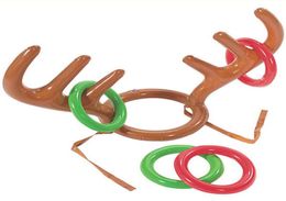 200pcs Funny Reindeer Antler Hat Ring Toss Christmas Holiday Party Game Supplies Toy Children Kids Christmas Toys6298235