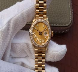 SX Luxury 31mm Ladys Automatic Watches Women039s Watch 2813 Movement 178288 Steel Ladies Date President 279174 Sapphire Wristwa9886652
