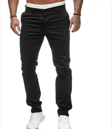 Men's Pants Foreign Trade Autumn Casual For European And American Style Slim Fit Color