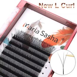 MARIA 3D W Eyelash s Shaped Private Label Wholesale Russian Bundles Supplies Clusters Easy Fan Volume Lashes Y Makeup 240423