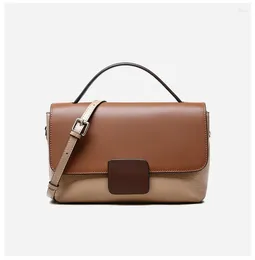 Shoulder Bags Women's 2024 Fashion Luxury Leather Messenger Bag Ladies Wild Large-capacity Cowhide Handbag Tide