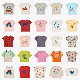 2024 Summer BC Brand Children Cartoon Printing Tshirt Kids Tops Girls Boys Tee Cotton Short Sleeve Baby T Shirts Basic Clothing 240430